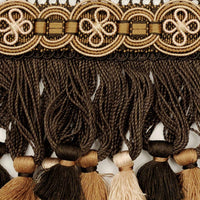 Scalamandre Siecle Condillac Fringe Umber Trim LA22103052