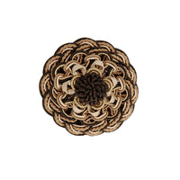 Scalamandre Siecle Rosette Umber Trim LA77003052