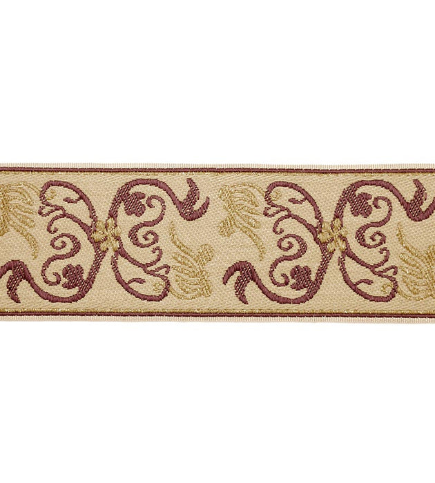 Scalamandre Siecle Grimm Braid Amethyst Trim Sample LA11113053