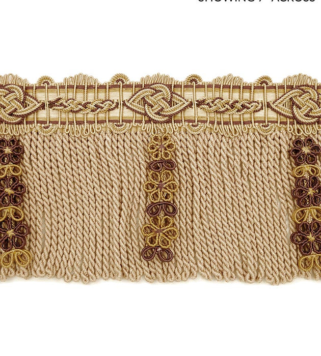 Scalamandre Siecle Diderot Bullion 4 1/2 Amethyst Trim LA22093053