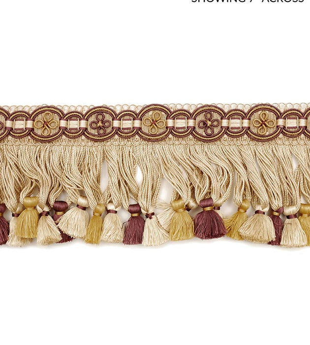 Scalamandre Siecle Condillac Fringe Amethyst Trim LA22103053