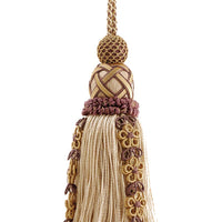 Scalamandre Siecle Key Tassel Amethyst Trim LA44673053