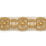 Scalamandre Siecle Condillac Braid Gilded Alabaster Trim Sample LA11003054