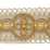 Scalamandre Siecle Montesquieu Galon Gilded Alabaster Trim Sample LA11103054