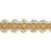Scalamandre Siecle Candide Braid Gilded Alabaster Trim Sample LA11203054