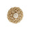 Scalamandre Siecle Rosette Gilded Alabaster Trim Sample LA77003054