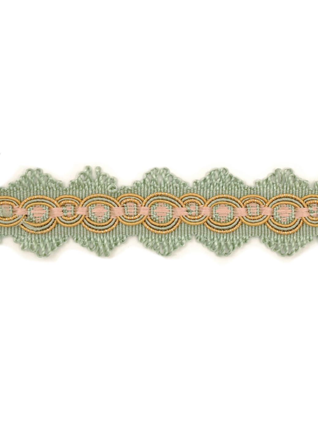 Scalamandre Siecle Candide Braid Mint Trim Sample LA11203055