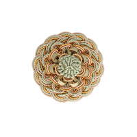Scalamandre Siecle Rosette Mint Trim LA77003055