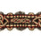 Scalamandre Siecle Diderot Gimp Ebony Bordeaux Trim Sample LA11013056