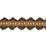 Scalamandre Siecle Candide Braid Ebony Bordeaux Trimming Sample LA11203056