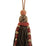 Scalamandre Siecle Key Tassel Ebony Bordeaux Trim Sample LA44673056