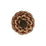 Scalamandre Siecle Rosette Ebony Bordeaux Trim Sample LA77003056