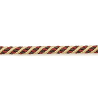 Scalamandre Siecle Cord 1/4 Ebony Bordeaux Trim LA88183056