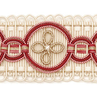 Scalamandre Siecle Montesquieu Galon Raspberry Trim LA11103057
