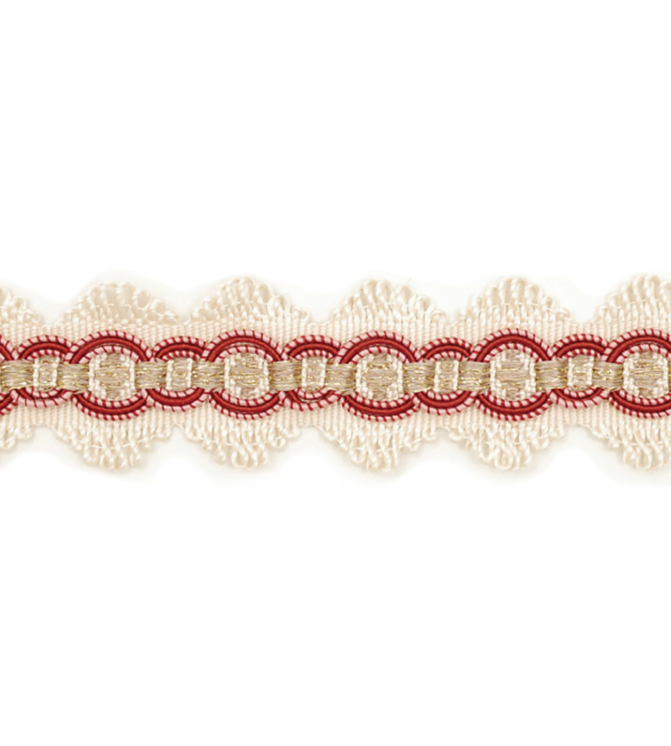 Scalamandre Siecle Candide Braid Raspberry Trimming Sample LA11203057