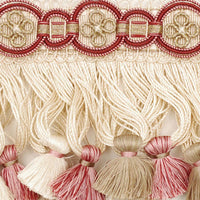 Scalamandre Siecle Condillac Fringe Raspberry Trim LA22103057
