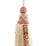 Scalamandre Siecle Key Tassel Raspberry Trim Sample LA44673057