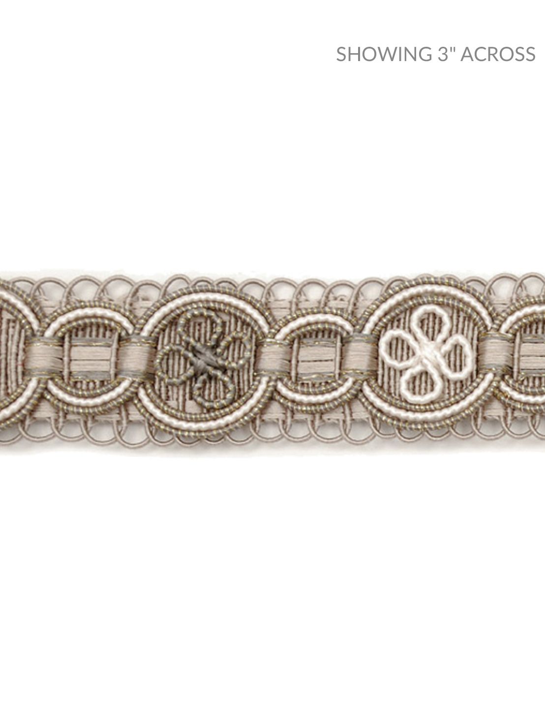Scalamandre Siecle Condillac Braid Patina Trim Sample LA11003058