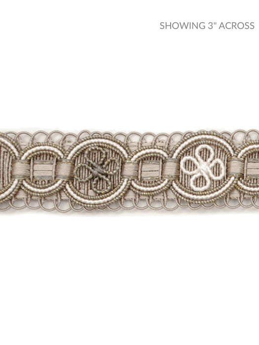 Scalamandre Siecle Condillac Braid Patina Trim Sample LA11003058