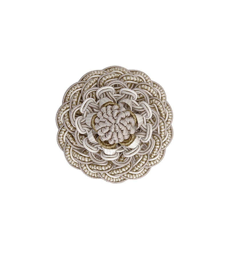 Scalamandre Siecle Rosette Patina Trim Sample LA77003058
