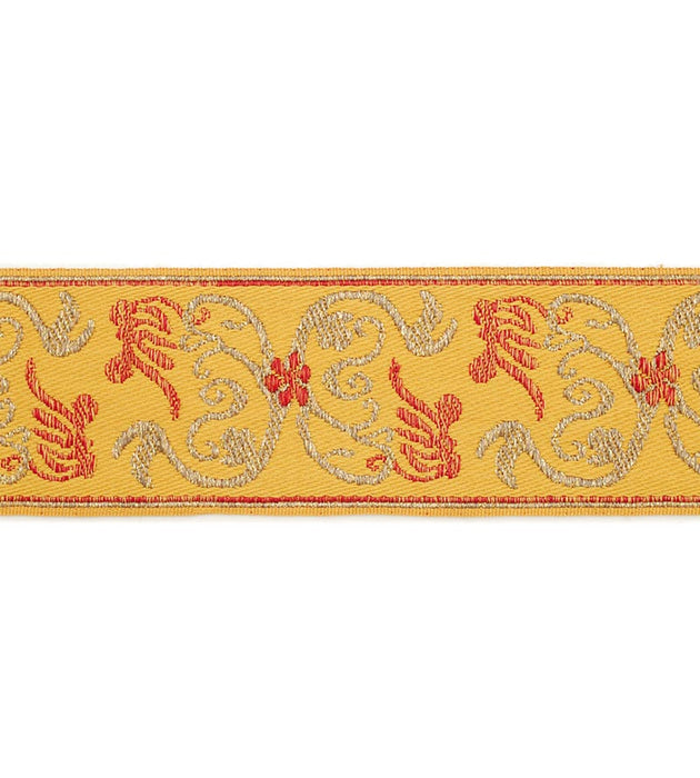 Scalamandre Siecle Grimm Braid Gold Trim Sample LA11113059