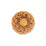 Scalamandre Siecle Rosette Gold Trim Sample LA77003059