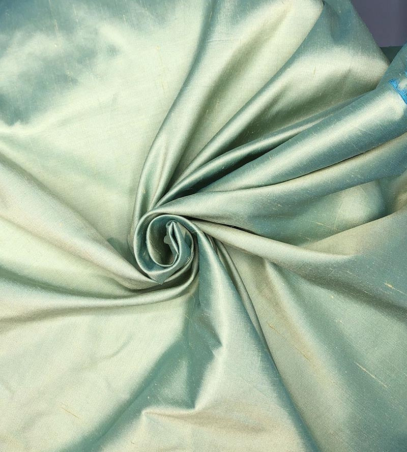 Old World Weavers Dupioni Solids Mint Fabric LB214C0016