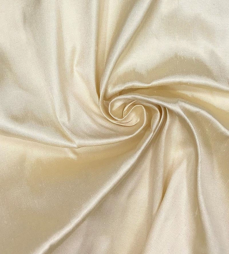 Old World Weavers Dupioni Solids Cream Fabric LB214C0046