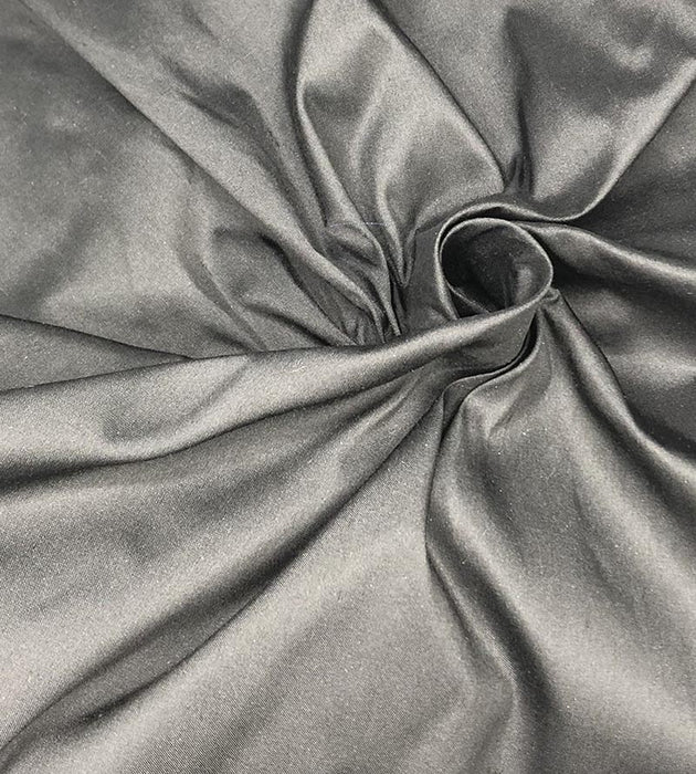 Old World Weavers Dupioni Solids Black Fabric LB214C0100