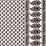 Gaston Y Daniela Aravaquita Chocolate Fabric Sample LCT1028.005.0