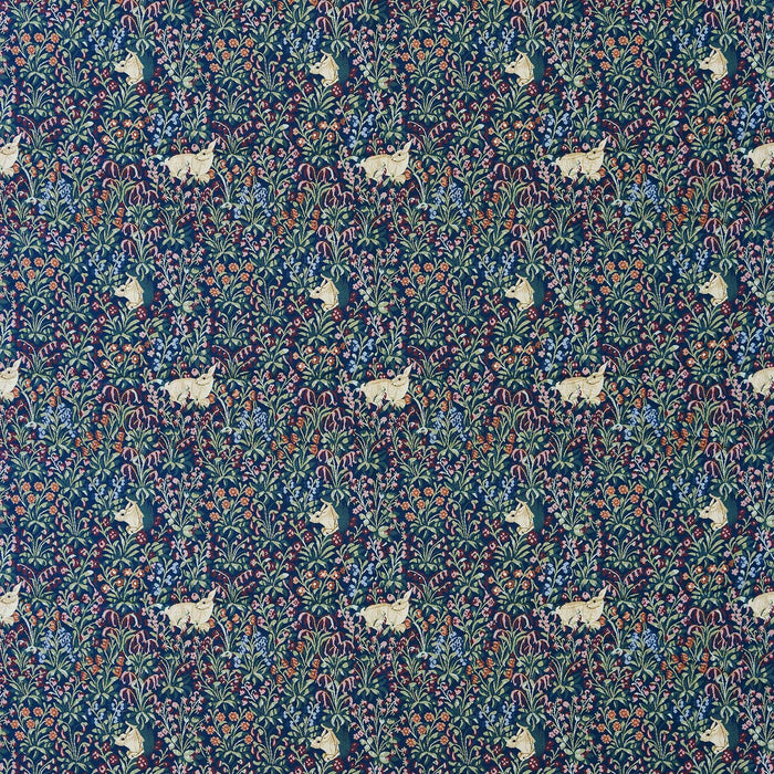 Gaston Y Daniela Christie Azul Fabric Sample LCT1148.002.0