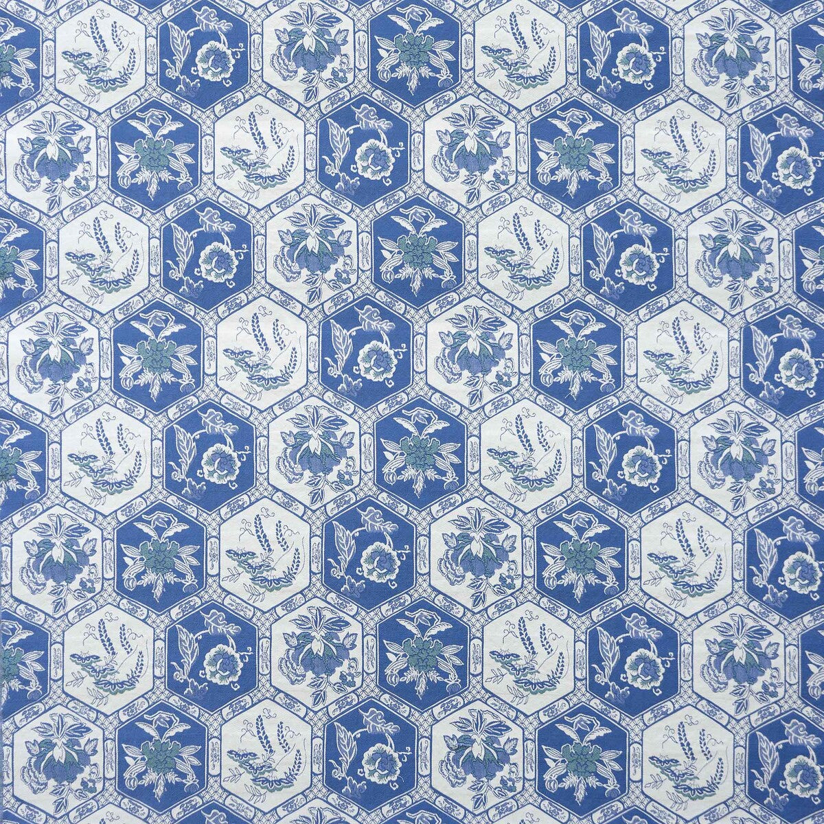 Gaston Y Daniela Decameron Azul Fabric LCT1152.002.0