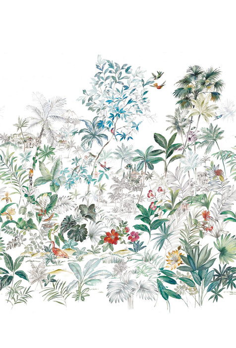 Pierre Frey L'Oasis Tropical Wallpaper Sample FP992001