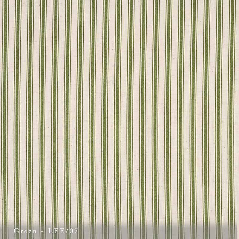 Lisa Fine Lee Stripe Green Fabric Sample LEE-07