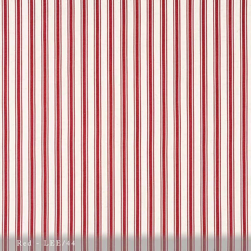 Lisa Fine Lee Stripe Red Fabric Sample LEE-44