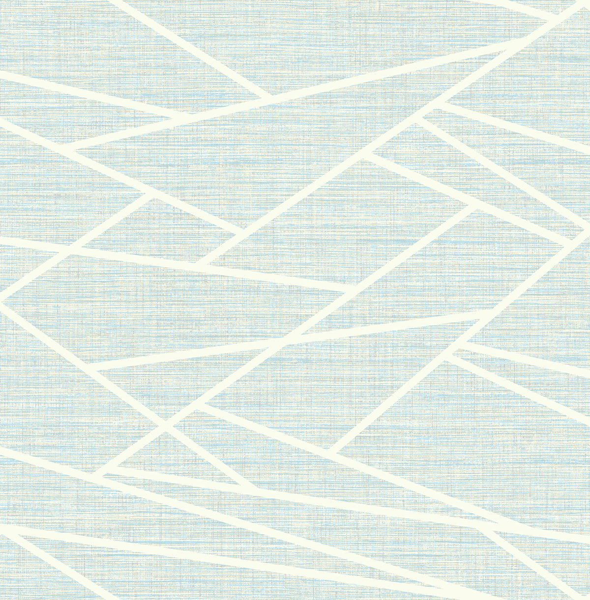 Seabrook Designs Cecita Puzzle Baby Blue And White Wallpaper LG90102