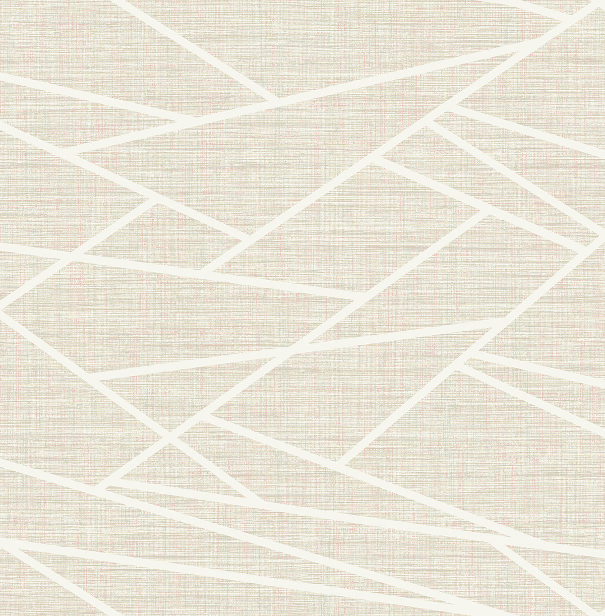 Seabrook Designs Cecita Puzzle Light Tan And White Wallpaper LG90109