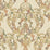Seabrook Designs Roxen Damask Amber, Gold, And Pine Wallpaper Sample LG90701
