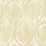 Seabrook Designs Old Danube Ogee Gold And Off-white Wallpaper Sample LG90805