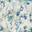 Seabrook Designs Faravel Prussian Blue, Greige, And Off-white Wallpaper Sample LG91402