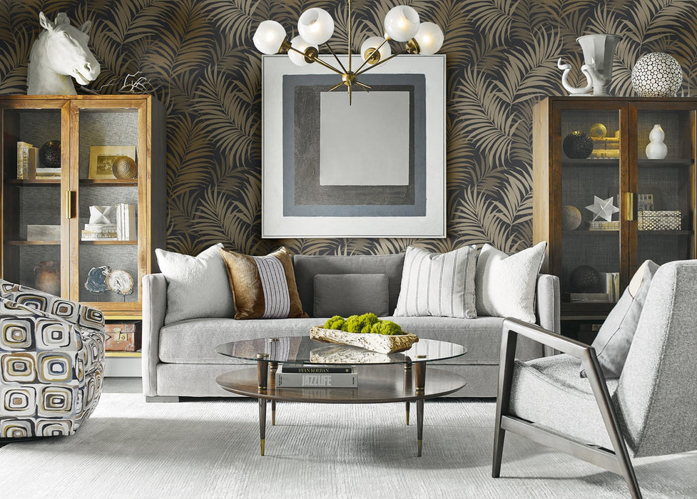 Lillian August Via Palma Wrought Iron And Sand Dollar Wallpaper LN10110