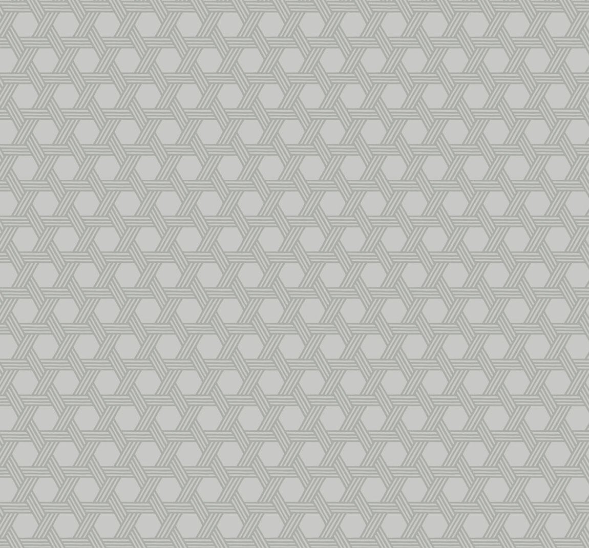 Lillian August Cabana Wicker Cove Gray Wallpaper Sample LN10208