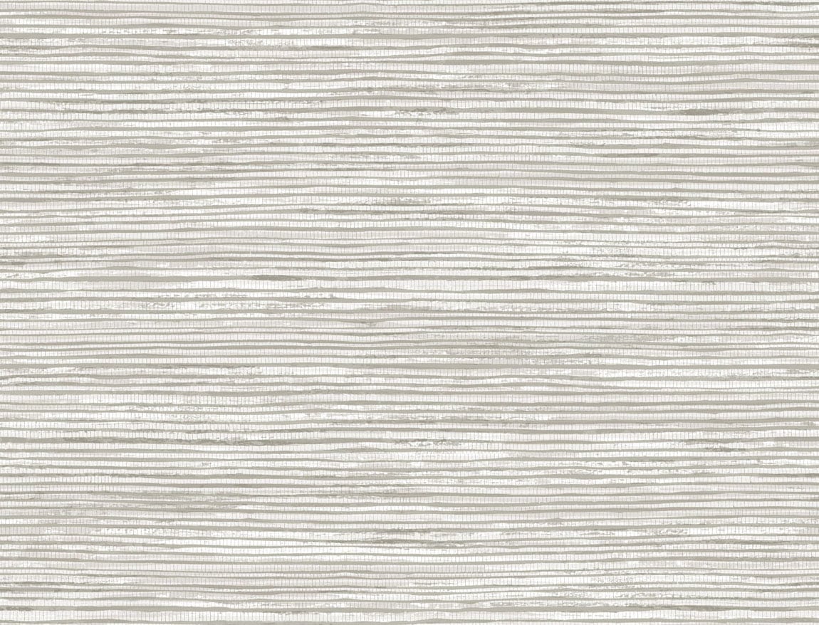 Lillian August Osprey Faux Grasscloth Cove Gray And Silver Wallpaper Sample LN10308
