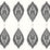 Lillian August Mirasol Palm Frond Ebony And Eggshell Wallpaper LN10600