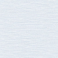 Lillian August Faux Linen Weave Blue Frost Wallpaper LN10912
