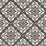 Lillian August Plumosa Tile Ebony And Silver Wallpaper Sample LN11000