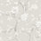 Lillian August Southport Floral Trail Metallic Silver And Fog  Wallpaper LN11108