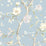 Lillian August Southport Floral Trail Sky Blue And Arrowroot Wallpaper LN11112