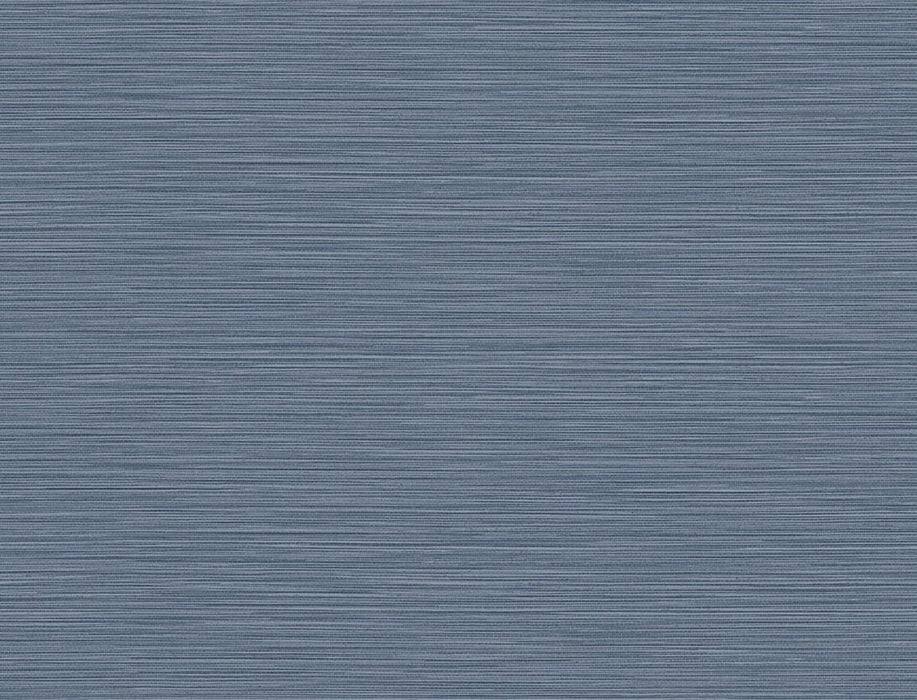 Lillian August Reef Embossed Vinyl Air Force Blue Wallpaper Sample LN11302