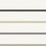 Lillian August Crew Stripe Ivory, Wrought Iron, And Sand Dollar Wallpaper LN11400